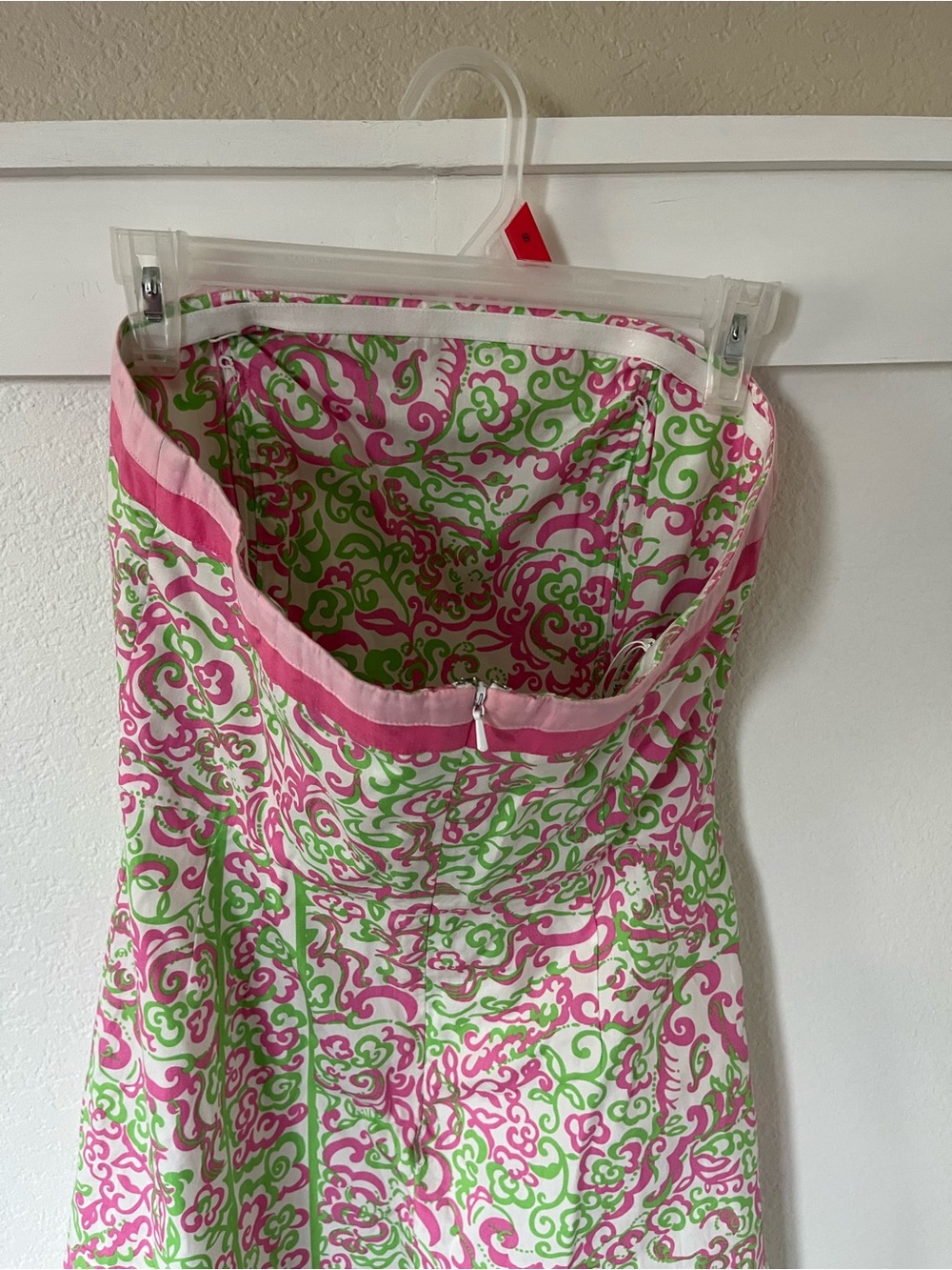 Vintage Lily Pulitzer Women's 6 Strapless Dress - Picture 5 of 8